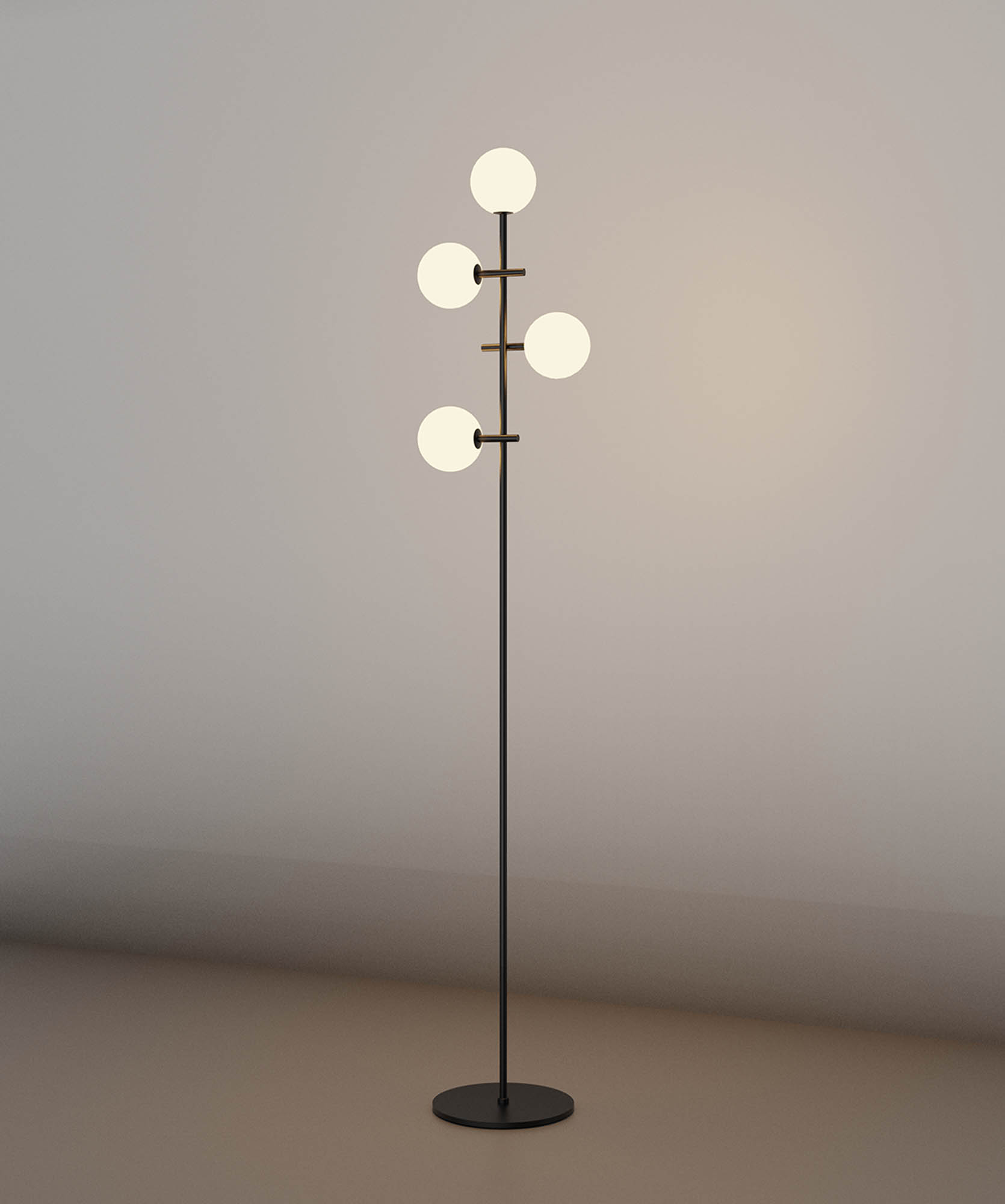 Cellar 4000K Floor Lamps Mantra Multi Head Floor Lamps